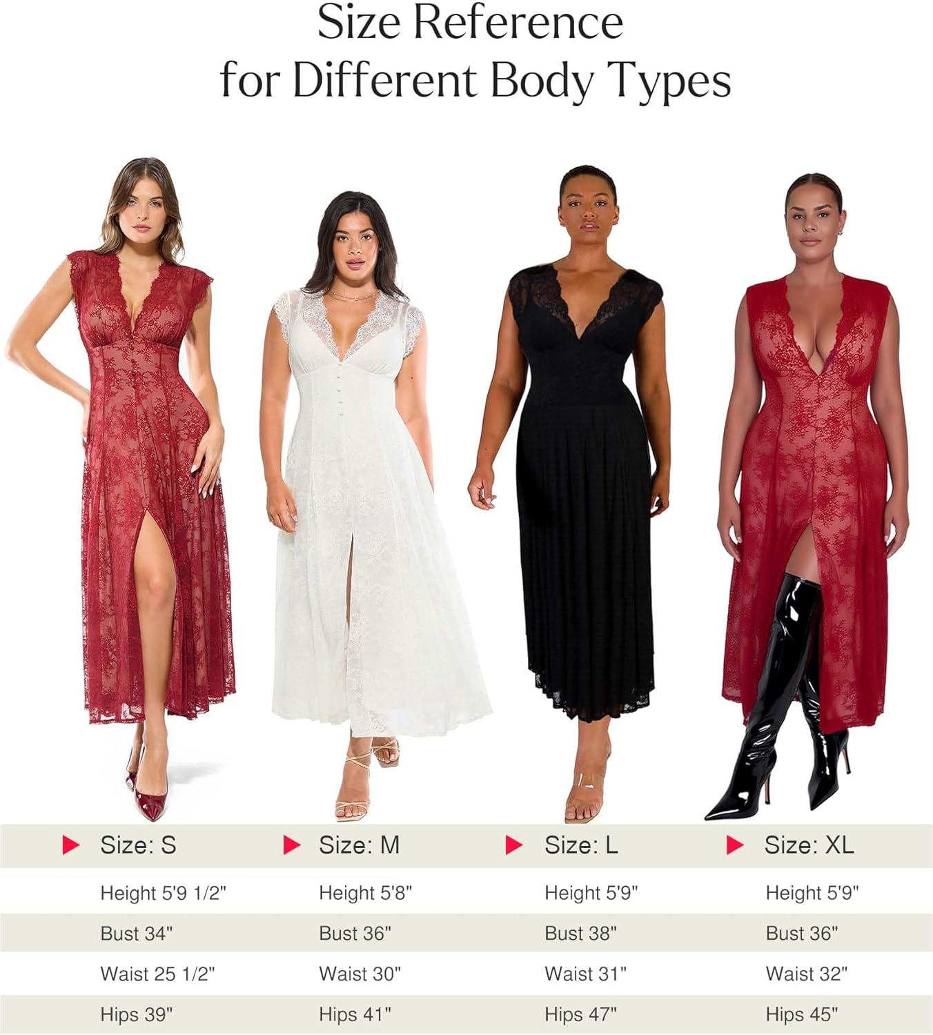 Popilush women's lace sleeveless maxi shapewear dress in {color}, V-neck neckline, wedding guest style — view 2