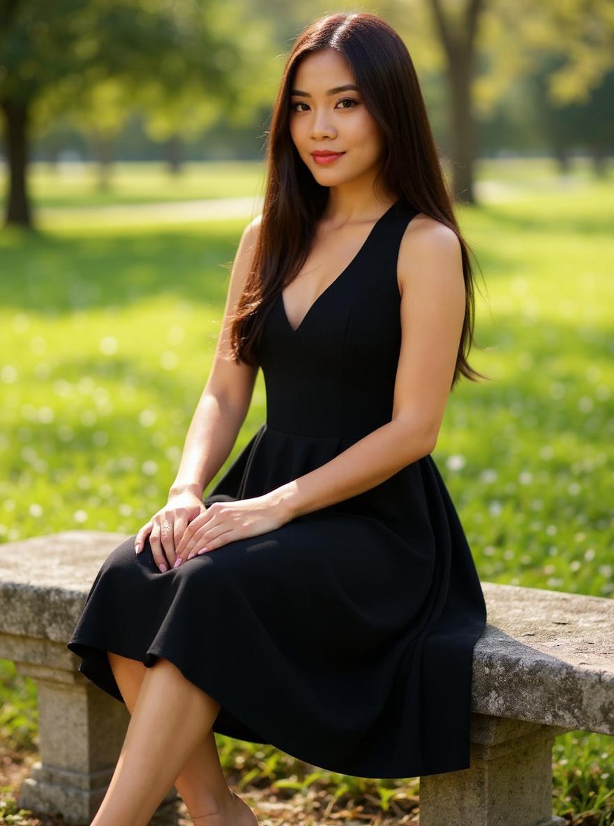 Women's sleeveless fit and flare midi dress in [color] for [wedding/date night/casual wear] — view 4