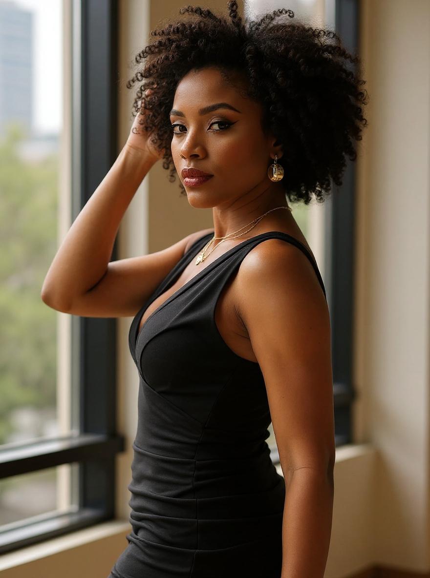 Sleeveless bodycon mini dress with deep V neckline and ruched sides in [color], styled for party and club wear — view 6