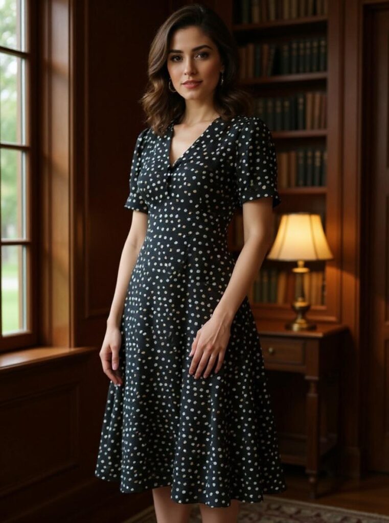 DKNY Button Front Fit & Flare Midi Dress for Work — Honest Review