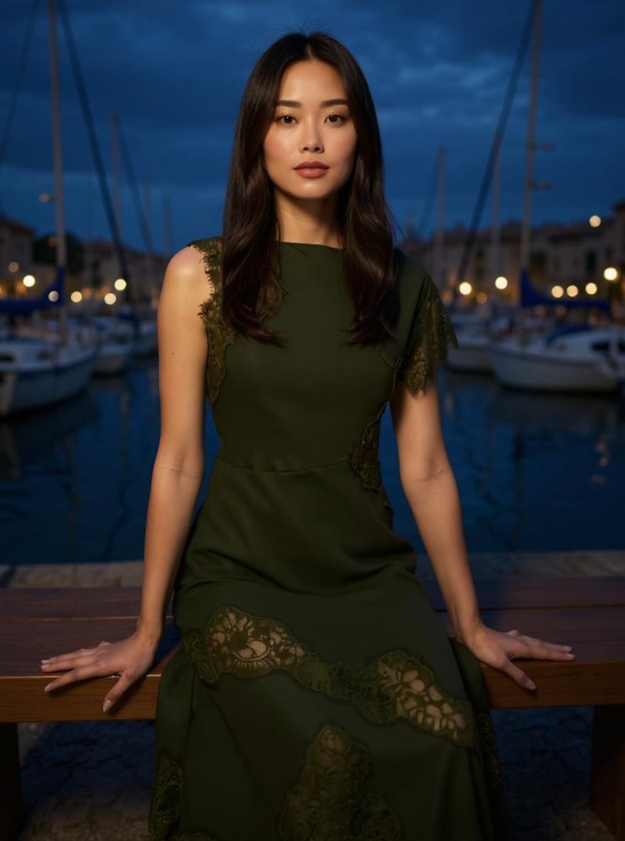 Minimalist casual dress in [color] for work and everyday wear — view 4