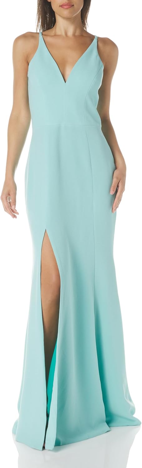 Women's bodycon dress in {color} styled for date night, showcasing fitted silhouette and elegant drape — view 5
