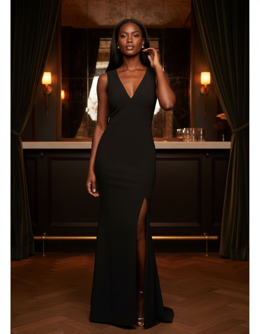 Women's bodycon dress in {color} styled for date night, showcasing fitted silhouette and elegant drape — editorial hero