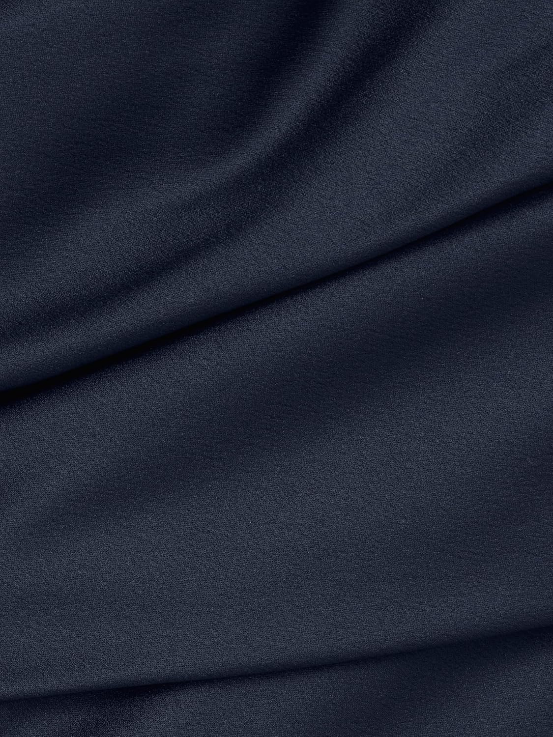 Classic satin crepe dress in {color} for wedding guest and formal events — view 3