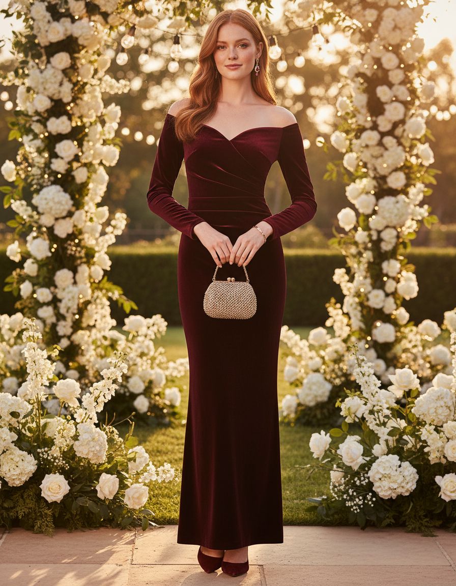 Off-shoulder lace dress with sweetheart neckline in {color}, styled for wedding guest or formal party occasion — view 5a