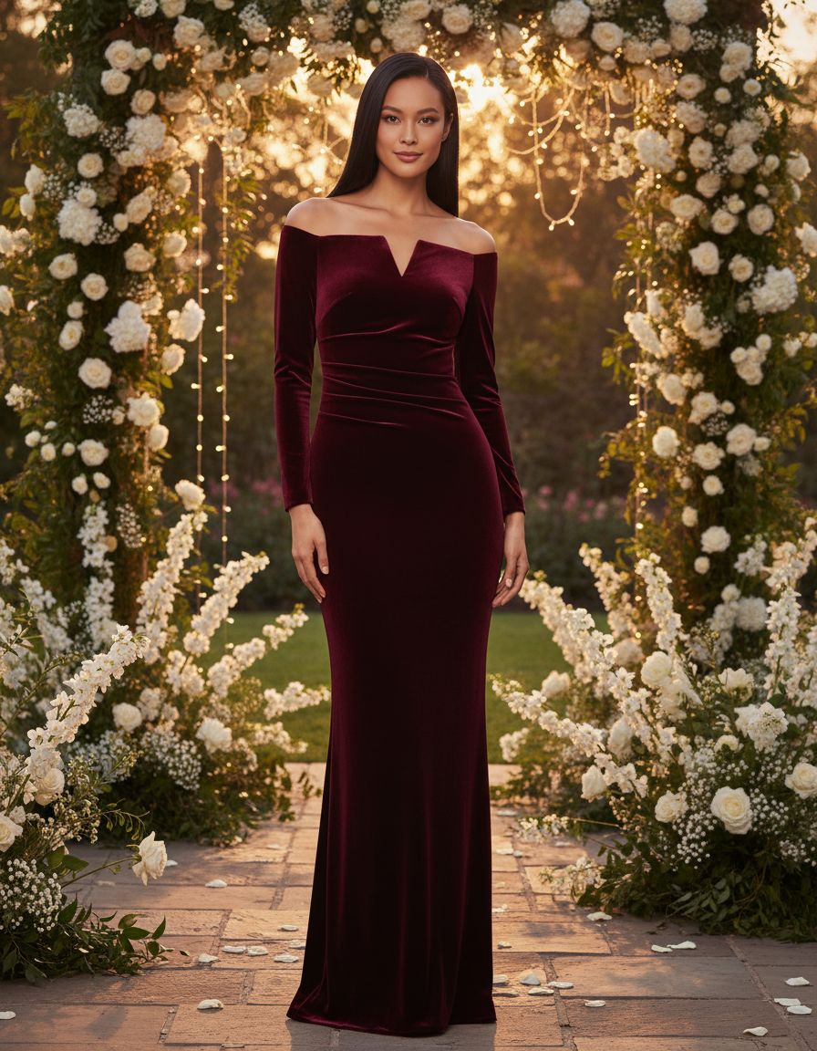 Off-shoulder lace dress with sweetheart neckline in {color}, styled for wedding guest or formal party occasion — view 6