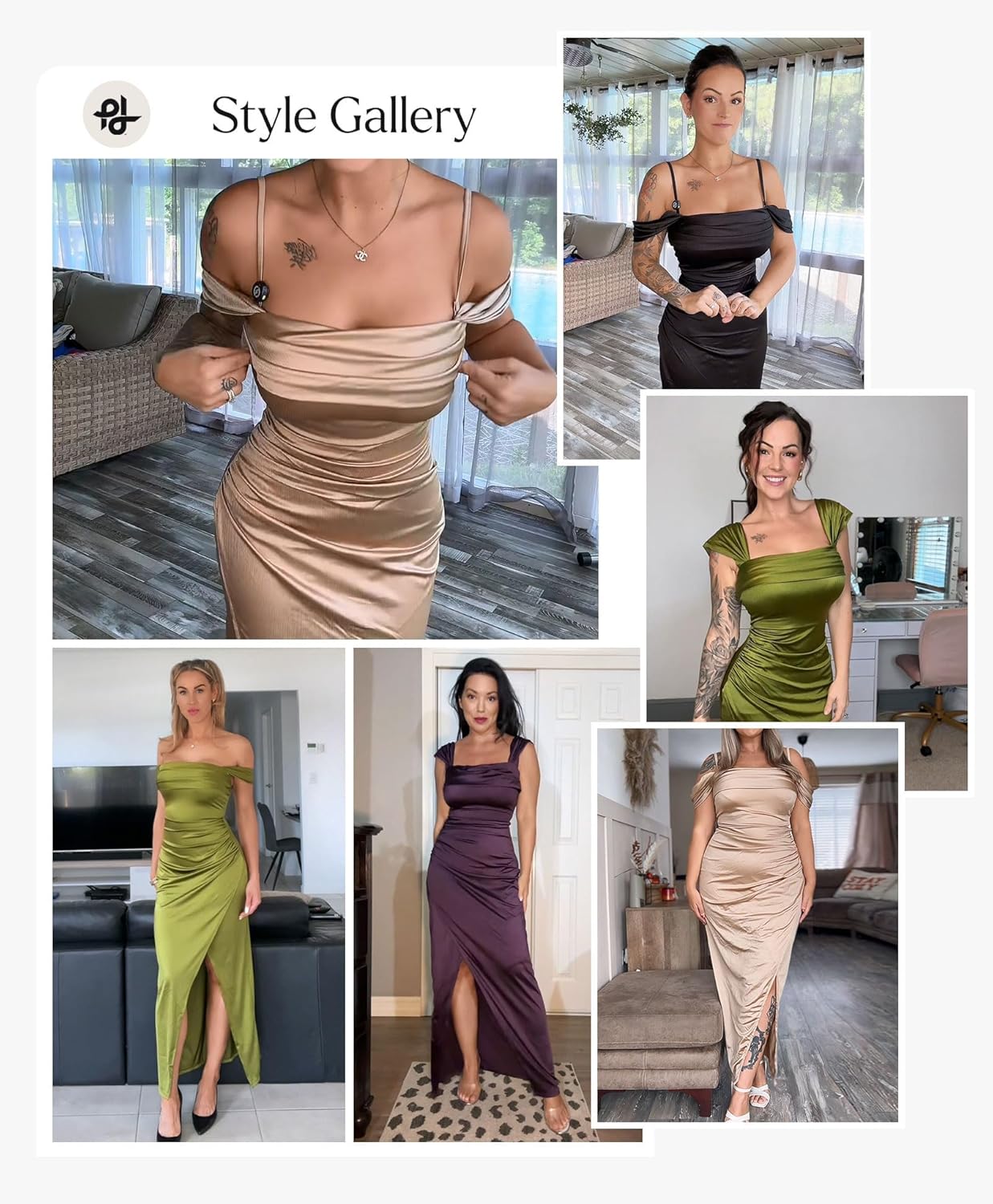Popilush off-shoulder shapewear dress in [color] styled for [wedding guest/cocktail/date night occasion] — view 2