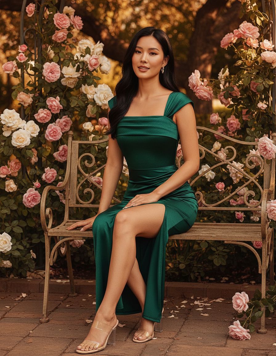 Popilush off-shoulder shapewear dress in [color] styled for [wedding guest/cocktail/date night occasion] — view 2